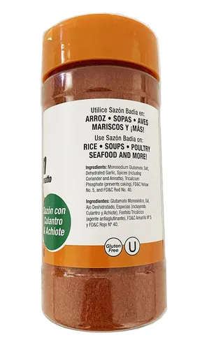 Vista 3 de Sazon con cilantro y annatto - 7 oz - Badia Spices