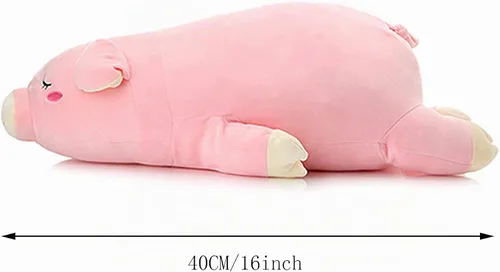 Vista 3 de Lazada Animal de peluche, juguetes súper suaves, 18 pulgadas A01 Cerdo Rosa M