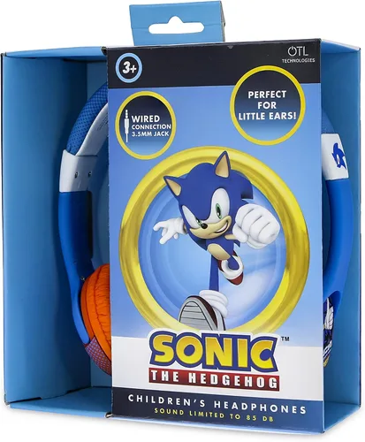 Vista 2 de OTL Technologies SH0911 Auriculares con cable para niños - Sonic The Hedgehog Kids Blue