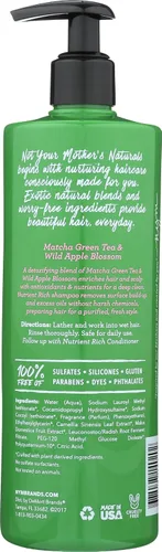 Vista 2 de Not Your Mother's, Champú Té Verde Matcha Flor de Manzana Silvestre, 16 Fl Oz