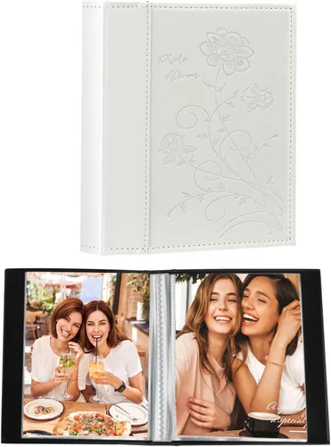 Vista 32 de Artmag - Paquete de 2 álbumes de fotos pequeños de 4 x 6 pulgadas, cada paquete con 26 páginas transparentes, para 52 fotos verticales de 4 x 6