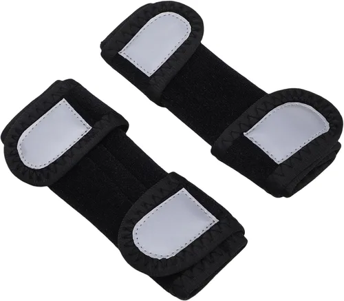 Vista 3 de Adjustable Dog Leg Braces Front Leg Joint Wraps for Support, Elbow Brace with Reflective Straps for Bichon Golden Retriever German Shepherd