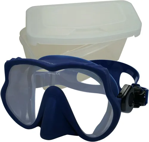 Vista 4 de Promate Máscara sin marco para buceo snorkel con máscara caja protectora