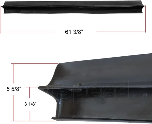 Vista 3 de Compatible/repuesto para alerón trasero de puerta trasera, estilo SS, alerón de ala trasera de poliuretano, compatible con Chevrolet Silverado 1500