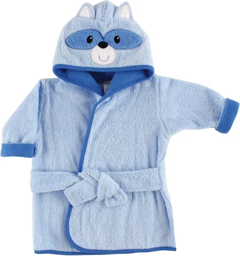 Vista 6 de Luvable Friends - Bata de baño afelpada unisex para bebé Azul