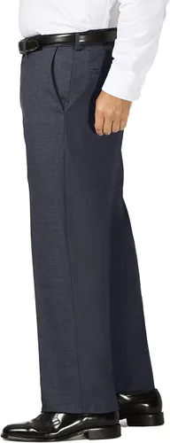 Vista 2 de J.M. Haggar Men's Classic Fit Flat Front Dress Pant-Regular and Big & Tall Sizes