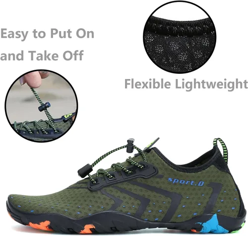 Vista 3 de Mens Womens Water Shoes Quick Dry Swim Shoes Beach Shoes Pool Surfing Aqua Sports
