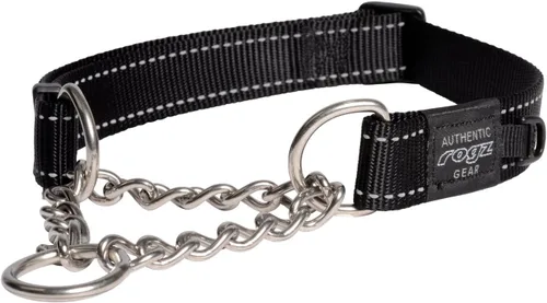 Vista 16 de Rogz Utility - Collar de perro de medio cheque reflectante de 1 pulgada, color naranja