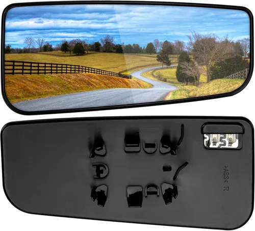 Vista 7 de Espejo Lateral del Conductor de Repuesto para Ford F150 2015-2020, F250 F350 F450 F550 2017-2020 - Vidrio de Espejo de Remolque Inferior, Vidrio