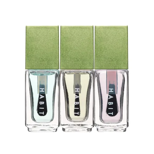 Vista 8 de Habit Cosmetics Trío de esmaltes de uñas vegano, sin toxinas y empaquetado de forma sostenible - Baby Trio - 0.3 oz (Beach House)