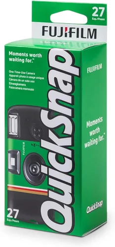 Vista 2 de Fujifilm QuickSnap 400 velocidad cámara de un solo uso con flash (5-Pack)