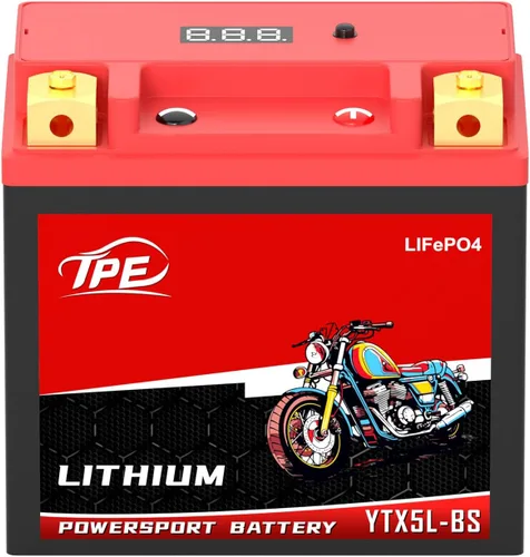 Vista 12 de TPE Batería de litio para motocicleta YTX4L-BS 12V 3Ah recargable Powersport Start Stop LiFePO para ATV y Scooter