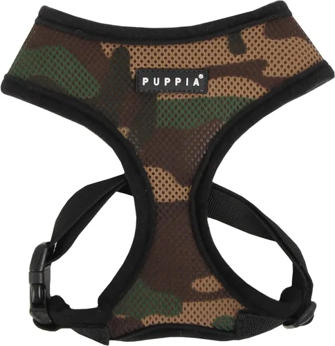 Vista 33 de Puppia Arnés suave para perro, sin estrangulamiento, sobre la cabeza, malla transpirable de triple capa, cinturón ajustable en el pecho y hebilla