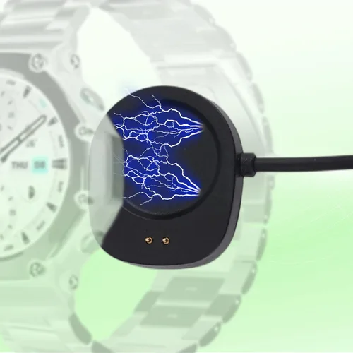 Vista 5 de 4 cargadores de repuesto para Amazfit T-Rex 3/Balance 2/Helio Strap/Balance, 102cm/3.35ft de largo USB Magnetic Watch Cable de carga Accesorios
