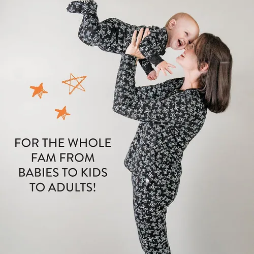 Vista 3 de HonestBaby - Pijama familiar navideña de algodón orgánico