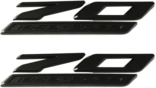 Vista 7 de 2 unidades de emblemas laterales 3D de 70 aniversario, repuesto para C8 Corvette 2020-2024, original GM 70 aniversario (negro, rojo)