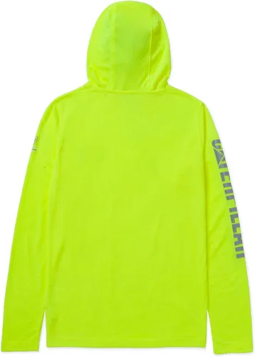 Vista 2 de Caterpillar Women's Plus Size Hi-vis UPF Hooded Banner LS Tee