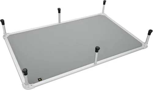 Vista 43 de Veehoo Cama elevada para perros a prueba de mordidas - Cuna elevada refrescante para mascotas - Marco de aluminio plateado y tela de malla
