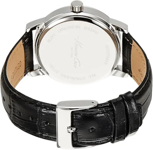 Vista 3 de Kenneth Cole New York Reloj automático automático de acero inoxidable y cuero para hombre