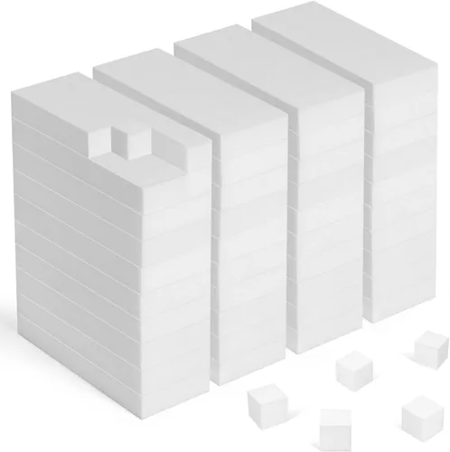 Vista 10 de Trendbox Paquete de 50 esponjas de melamina mágicas de limpieza en espuma de melamina a granel para platos, esponjas borradoras para limpieza
