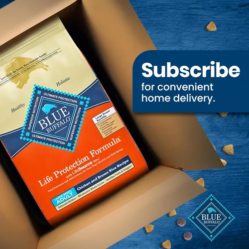 Vista 11 de Blue Buffalo Life Protection Formula Large Breed Adult Dry Dog Food, promueve la salud de las articulaciones y los músculos magros, hecho