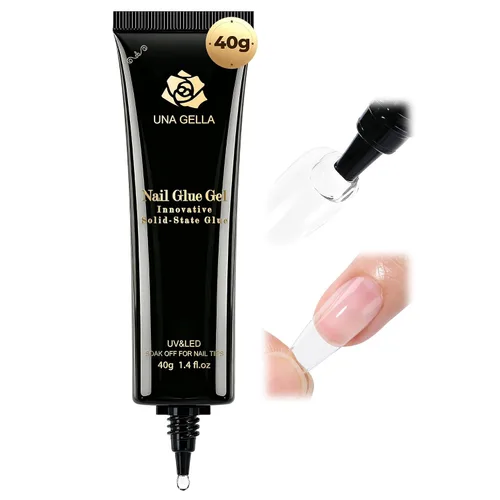 Vista 23 de UNA GELLA Nail Glue Remover for Press On Nails 20ml Pinpoint Acetone-Free