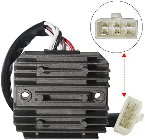 Vista 2 de Regulador de Voltaje Rectificador adecuado para Yamaha SRV250S, SRV250, XV250S Virago 250, XV250 Virago 250, XV750E Virago 750, XV920RJ XV920