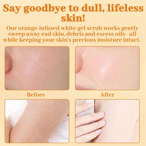 Vista 6 de Gel exfoliante facial, exfoliante hidratante de limpieza profunda con fórmula vegetal natural, rejuvenecimiento de la piel, exfoliante purificador
