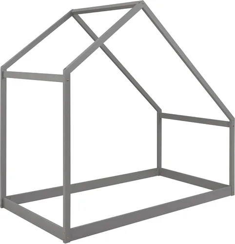 Vista 7 de SOFTSEA Cama de plataforma de casa doble, plataforma baja para cama de suelo, fácil montaje