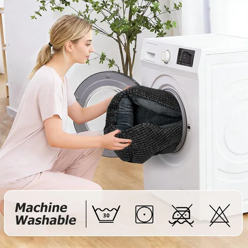 Vista 6 de MIXJOY Cama Ortopédica Rectangular Lavable para Perros Pequeños, Medianos y Grandes, Suave Calmante, Cama Duradera para Cachorros Durmientes Cojín