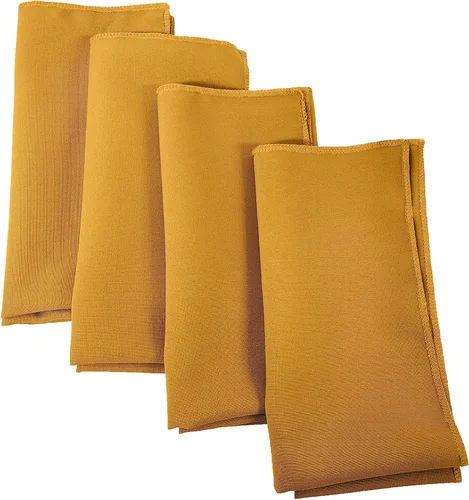 Vista 80 de LA Linen Paquete de 10 servilletas de popelina de poli, servilletas de tela suave, servilletas lavables y reutilizables, servilletas de mesa