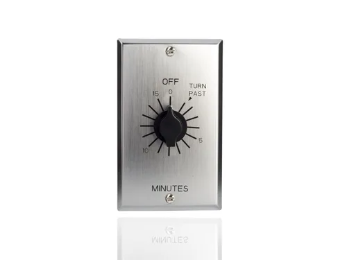 Vista 2 de Apagador de tiempo para pared con interruptor automático Sringwound estilo comercial serie C, 1