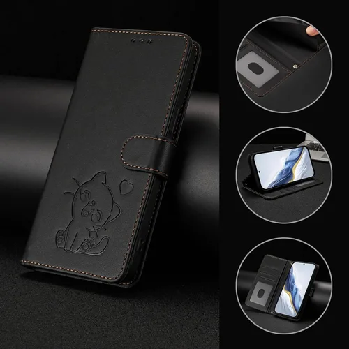 Vista 9 de Funda compatible con Tecno Spark Go 1 / Go 1S / Spark Go 2025, compatible con Tecno Pop 9 4G Lanyard【Soporte para tarjetero, cartera con cierre