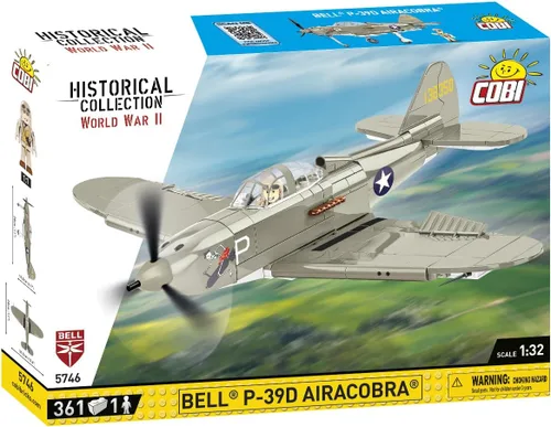 Vista 2 de COBI Colección histórica WWII Bell® P-39D AIRACOBRA® Aircraft