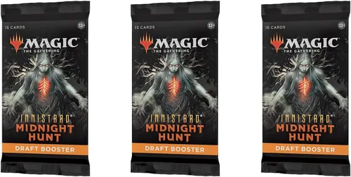 Vista 2 de Magia: The Gathering Draft Booster Pack Lote MTG Innistrad Midnight Hunt