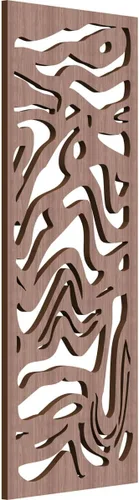 Vista 65 de 9 3/8"W x 24 3/8"H x 1/4"T Northfield Decorativos Paneles de Pared de Madera Calado, Abedul