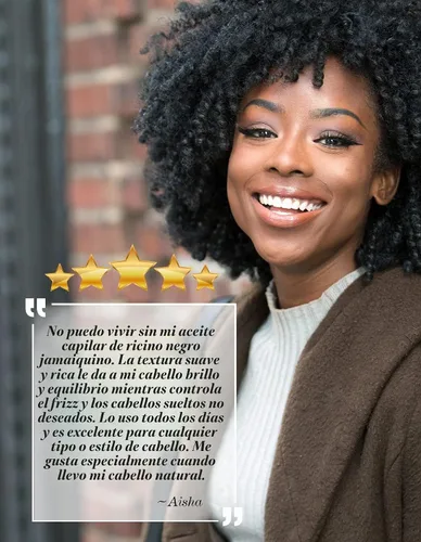Vista 7 de Aceite natural para cabello Ethereal Nature 99% con mezcla de ricino negro jamaicano, 75 ml, transparente