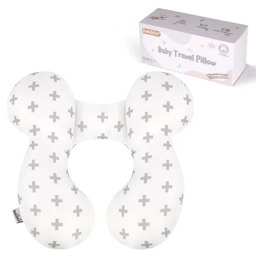 Vista 23 de Kakiblin - Almohada de cuello para bebé, almohada de apoyo para bebé mejorada, almohada para la cabeza del bebé, almohada de apoyo para el cuello