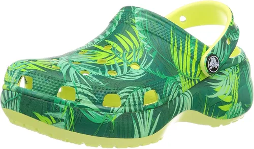 Vista 46 de Zuecos Crocs clásicos con diseño de teñido anudado marmoleado para mujer