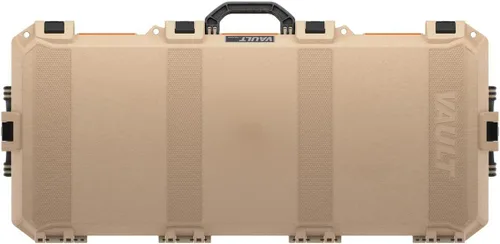 Vista 2 de Pelican V700 Vault - Estuche para rifle y escopeta desmontable con espuma, color marrón claro