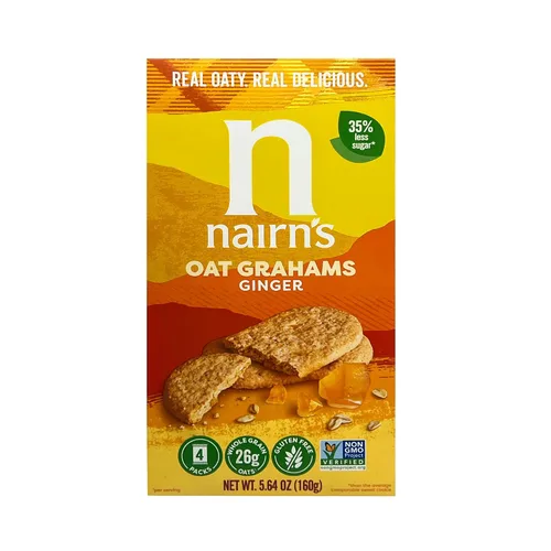 Vista 19 de Nairn's Galletas de desayuno de arándanos y frambuesas sin gluten, 5.64 onzas, aperitivo perfecto para llevar, saludable, sabroso, alto en fibra