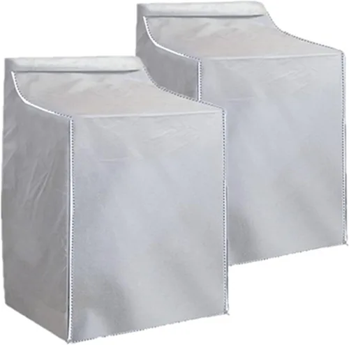Vista 11 de Ericlin Paquete de 2 fundas para lavadora y secadora, cubierta para lavadora de carga superior, cubierta de protección para secadora de ropa a