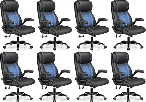 Vista 19 de BESTFAIR Ergonomic Office Chair, Desk Chair with Adjustable Lumbar Support Negro