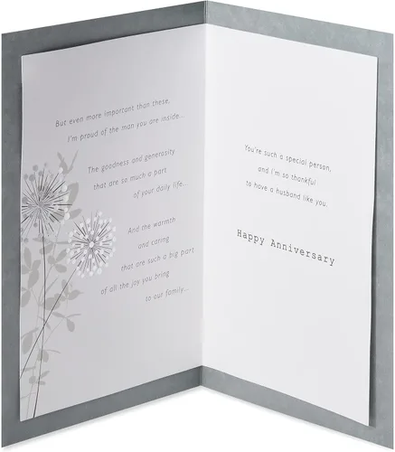 Vista 2 de American Greetings Tarjeta de aniversario para marido (You're such a special person)