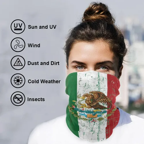 Vista 5 de Bandanas de moda para la cabeza, sin costuras, polaina para el cuello, pasamontañas