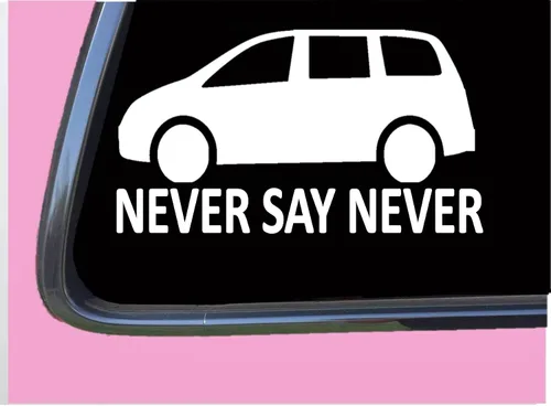 Vista 5 de Never Say Never MiniVan TP 629 - Adhesivo decorativo para asiento de coche, 8 pulgadas, mamá vida bebé a bordo
