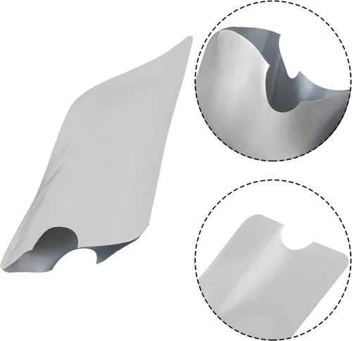 Vista 3 de RDEXP Funda de bloqueo RFID, protector seguro para tarjetas de crédito, material de papel de aluminio para hombres y mujeres, paquete de 10 (tipo 1)