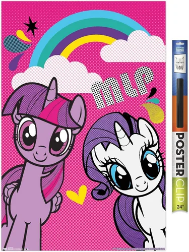 Vista 18 de Trends International Hasbro My Little Pony - Smile Wall Poster, 22.4L x 14.7W, Barnwood Framed Version