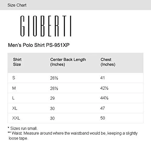 Vista 5 de Gioberti Polo de piqué para hombre, ajuste ajustado, 9513 Blanco, L