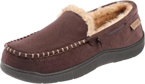 Vista 15 de Zigzagger - Pantuflas estilo mocasín de microgamuza y espuma viscoelástica, para hombre